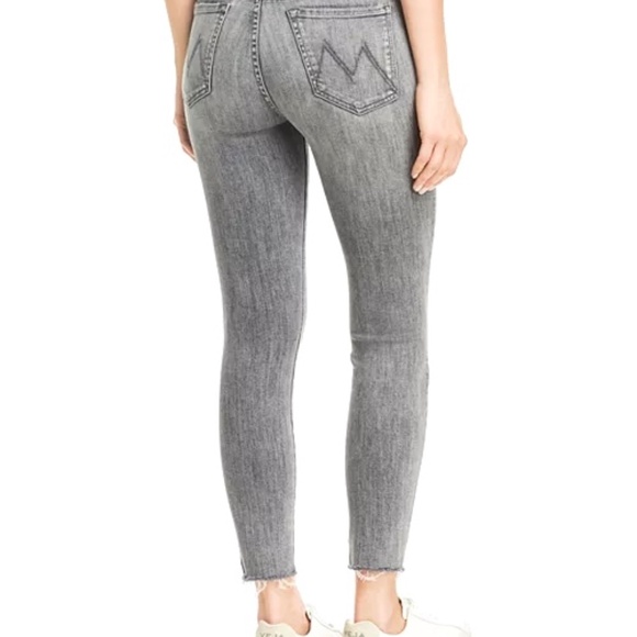 MOTHER The Looker Ankle Fray Denim in All Nighter - Picture 4 of 5